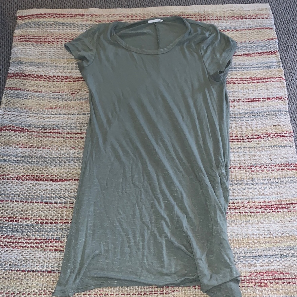 Forrest green t shirt dress